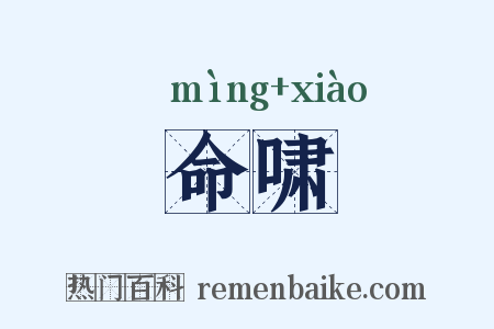 命啸是什么意思的图片